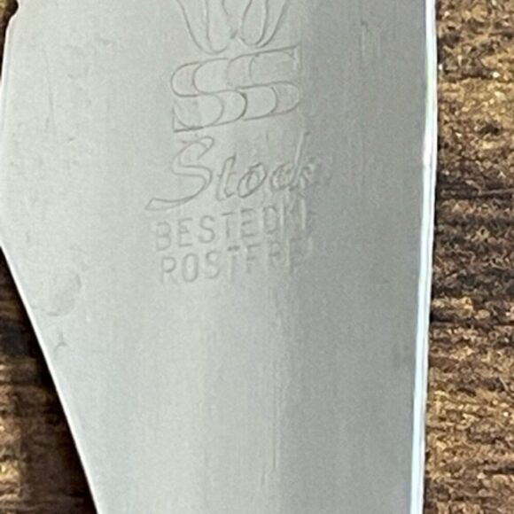 Edelstahl 18/8 Hochste Spitzenqualitat Stainless Flatware Pawn Cream Brown 23 pc - Picture 6 of 8